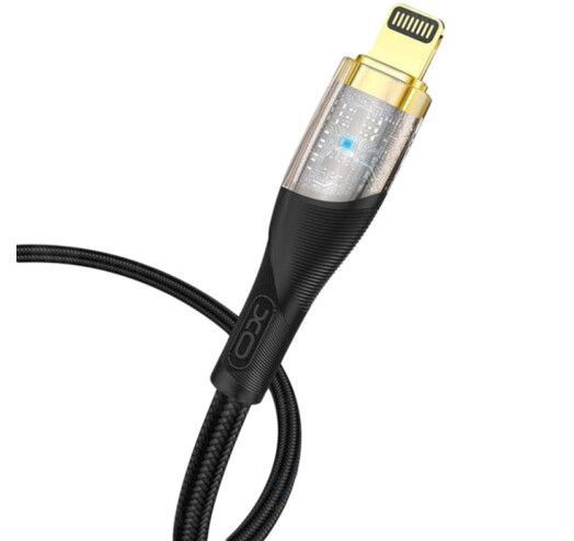Кабель XO NB-Q233A Type-c to Lightning 27W Data Cable Чорний 00000000940 фото