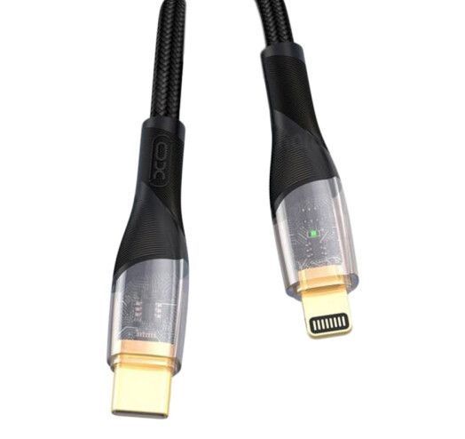 Кабель XO NB-Q233A Type-c to Lightning 27W Data Cable Чорний 00000000940 фото