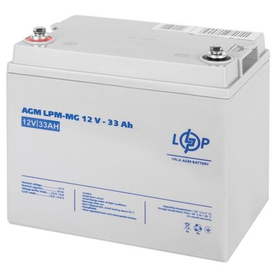 Акумулятор мультигелевий LogicPower LPM-MG 12V - 33 Ah 00000010240 фото