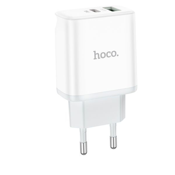 МЗП HOCO C105A Stage 1USB-C/1USB-A/PD20W/QC3.0/3A White 00000000801 фото