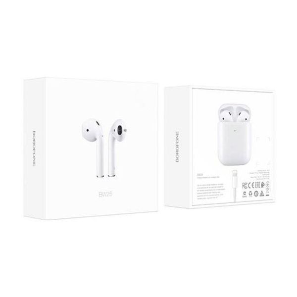 Бездротові навушники Bluetooth Borofone BW25 True wireless stereo headset White 00000001455 фото