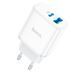 МЗП HOCO C105A Stage 1USB-C/1USB-A/PD20W/QC3.0/3A White 00000000801 фото 3