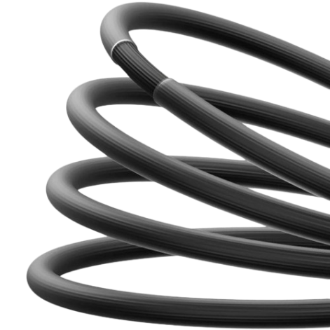 USB кабель Baseus CoolPlay Series Fast Charging Cable USB to Type-C 100W 1m Black CAKW000601 00000001006 фото