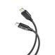Кабель XO NB-Q236A Braided Type-c to Lightning 27W Data Cable Чорний 00000000939 фото 1