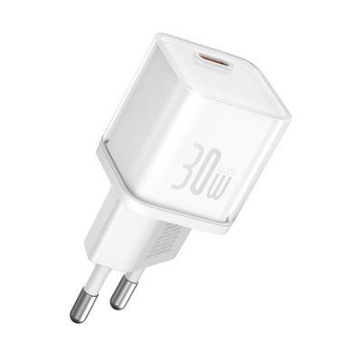 МЗП Baseus GaN5S Fast Charger 1C 30W EU White P10162504213-00 00000000745 фото