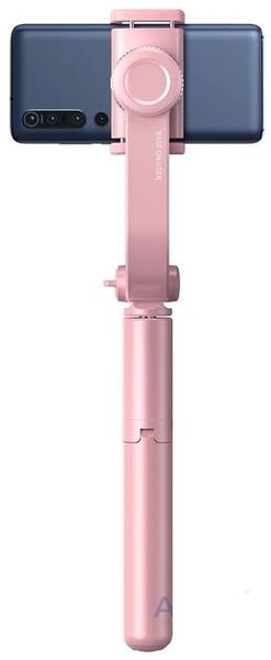 Монопод-трипод,селфі-палка Baseus Lovely Uniaxial Bluetooth Folding Stand Selfie Stabilizer Pink (SULH-04) 00000008853 фото