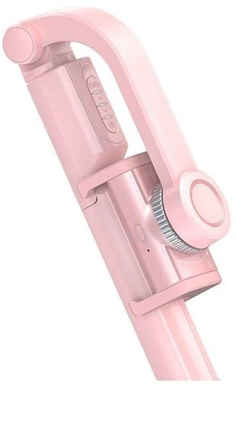 Монопод-трипод,селфі-палка Baseus Lovely Uniaxial Bluetooth Folding Stand Selfie Stabilizer Pink (SULH-04) 00000008853 фото