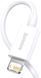 USB кабель Baseus Superior Series Fast Charging Data Cable USB to iP 2.4A 0.25m White CALYS-02 00000000950 фото 1