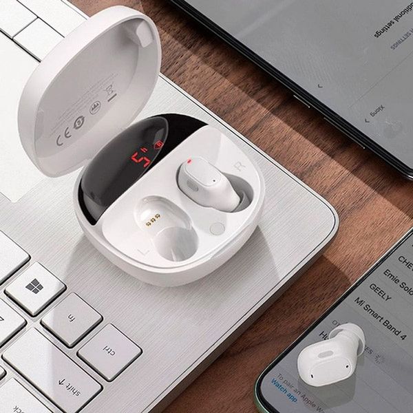 Бездротові навушники Bluetooth Baseus Encok True Wireless Earphones Plus NGWM010002 White 00000001398 фото