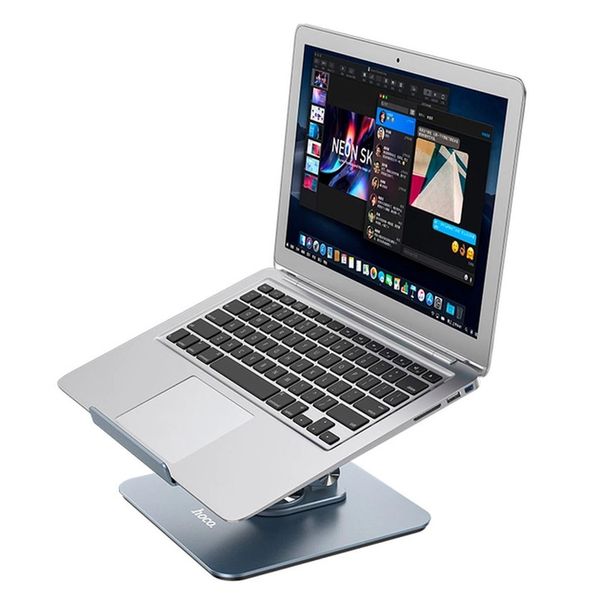 Підставка для ноутбука Hoco PH52 Plus Might metal rotating tablet desktop holder Grey 00000002050 фото