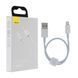 USB кабель Baseus Superior Series Fast Charging Data Cable USB to iP 2.4A 0.25m White CALYS-02 00000000950 фото 5