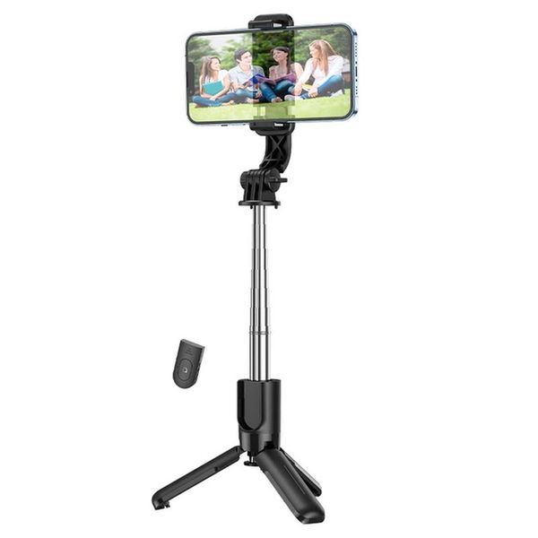 Монопод для селфі Hoco K17 Figure mini live broadcast stand 0,75m Black 00000001372 фото