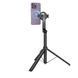 Селфі-палиця трипод HOCO K25 Sherkhan MagSafe alum.alloy live broadcast holder 1,5m Black 00000000638 фото 3
