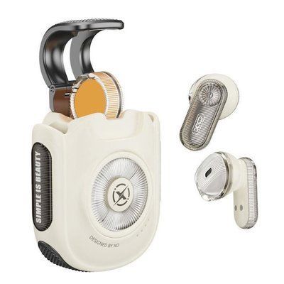 Навушники бездротові XO G39 Metal Remote Control TWS Headset Білі 00000000437 фото