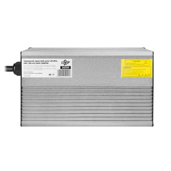 Зарядний пристрій для акумуляторів LiFePO4 48V (58.4V)-60A-2880W-LED 00000010893 фото