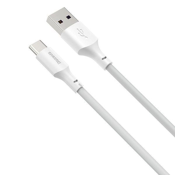 USB кабель Baseus Pudding Series Fast Charging Cable USB to Type-C 100W 1.2m White P10355703221-00 00000001009 фото