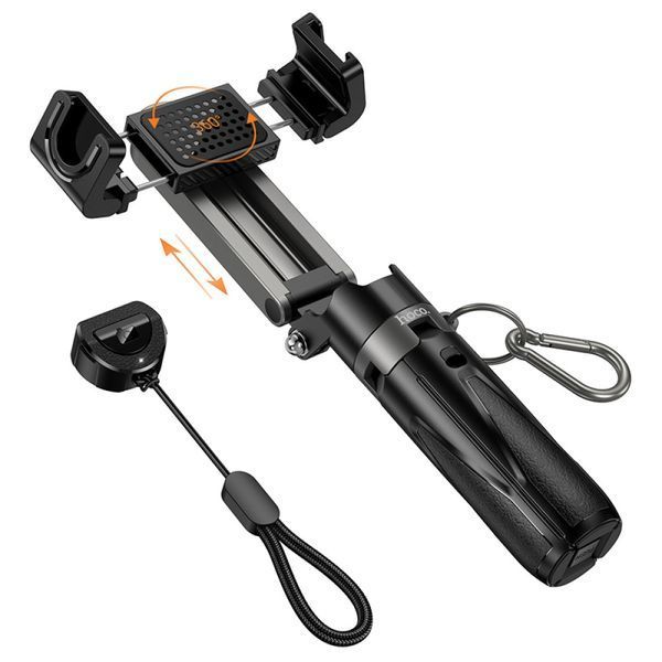 Селфі-палиця трипод HOCO K27 Magic portable mini live broadcast stand Black 00000000639 фото