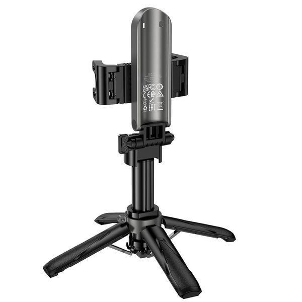 Селфі-палиця трипод HOCO K27 Magic portable mini live broadcast stand Black 00000000639 фото