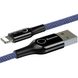 Кабель Baseus C-shaped Light Intelligent power-off Cable for Lightning 2.4A (CALCD-03) Blue 00000000076 фото 5