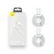 USB кабель Baseus Pudding Series Fast Charging Cable USB to Type-C 100W 1.2m White P10355703221-00 00000001009 фото 1