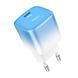 Мережевий зарядний пристрій Hoco C101A single port charger 20W / PD / QC Ice Blue 00000000345 фото 3