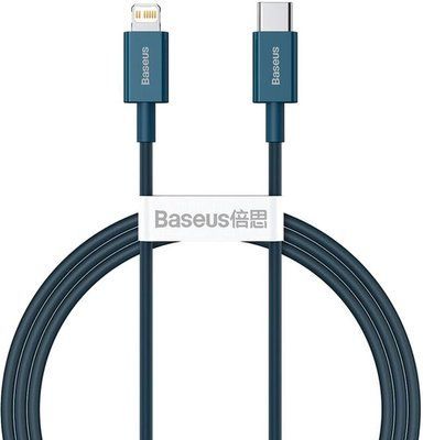 PD кабель Baseus Superior Series Fast Charging Data Cable Type-C to iP PD 20W 1m Darkblue CATLYS-A03 00000001032 фото