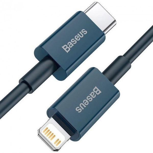 PD кабель Baseus Superior Series Fast Charging Data Cable Type-C to iP PD 20W 1m Darkblue CATLYS-A03 00000001032 фото