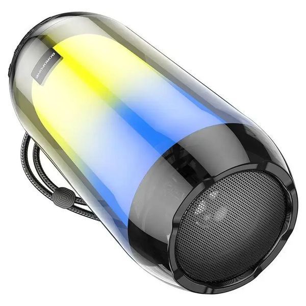 Бездротова портативна колонка Bluetooth Borofone BR25 Crazy sound colorful luminous Black 00000000018 фото