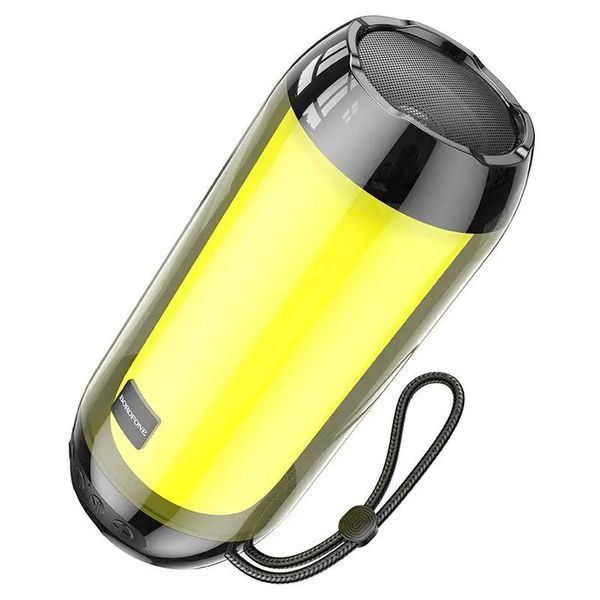 Бездротова портативна колонка Bluetooth Borofone BR25 Crazy sound colorful luminous Black 00000000018 фото