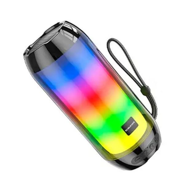 Бездротова портативна колонка Bluetooth Borofone BR25 Crazy sound colorful luminous Black 00000000018 фото