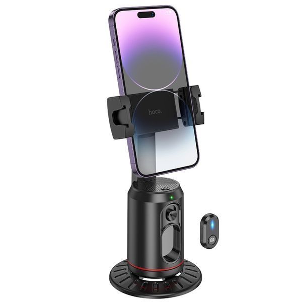 Смарт-Штатив із трекером руху HOCO K23 Lotus smart PTZ Black 00000000641 фото