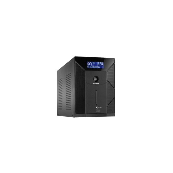 ДБЖ Ritar RTM2000 (1200W) Proxima-D LCD, AVR, 2st, 3xSCHUKO socket, 4x12V7,5Ah, metal Case 00000009579 фото