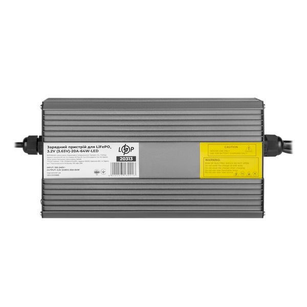 Зарядний пристрій для акумуляторів LiFePO4 3.2V (3.65V)-20A-64W-LED 00000010887 фото