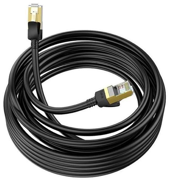 Інтернет кабель HOCO US02 Level pure copper gigabit ethernet cable 1Gb 125Mb/s 5m. Чорний 00000001012 фото