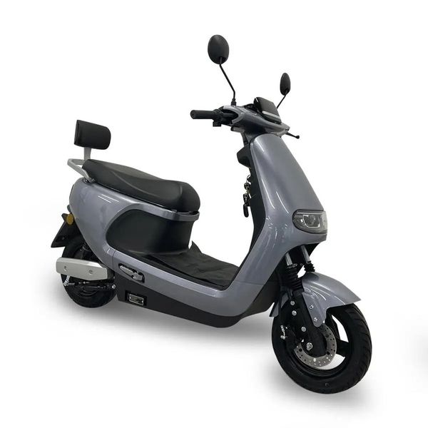 Електроскутер BeastBike Thanator 1200W Silver 00000011402 фото