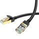 Інтернет кабель HOCO US02 Level pure copper gigabit ethernet cable 1Gb 125Mb/s 5m. Чорний 00000001012 фото 3