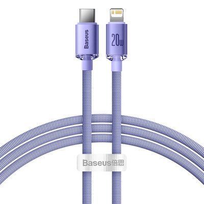 PD кабель Baseus Pudding Series Fast Charging Cable Type-C to iP 20W 1.2m Purple P10355701511-00 00000000956 фото