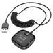 Автомобільний FM-трансмітер (модулятор) Hoco E65 Bluetooth TF/AUX Black 00000000590 фото 2
