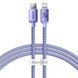 PD кабель Baseus Pudding Series Fast Charging Cable Type-C to iP 20W 1.2m Purple P10355701511-00 00000000956 фото 1