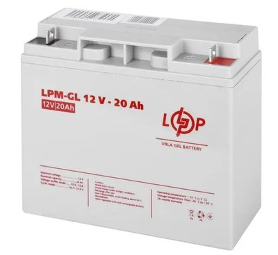 Акумулятор гелевий LogicPower LPM-GL 12V - 20 Ah 00000010199 фото