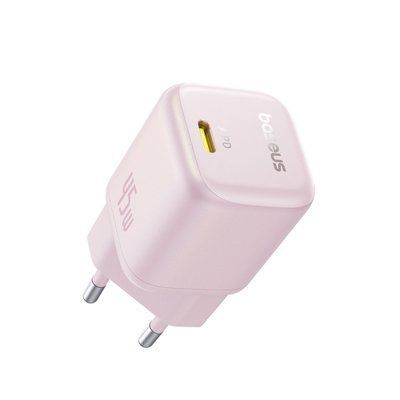 МЗП Baseus PicoGo GaN Fast Charger 1C 45W Pink P10176800413-00 00000000755 фото
