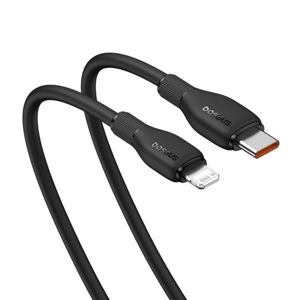 PD кабель Baseus Pudding Series Fast Charging Cable Type-C to iP 20W 1.2m Black P10355701111-00 00000000957 фото