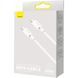 PD кабель Baseus Superior Series Fast Charging Data Cable Type-C to Type-C 100W 2m White CATYS-C02 00000001058 фото 3