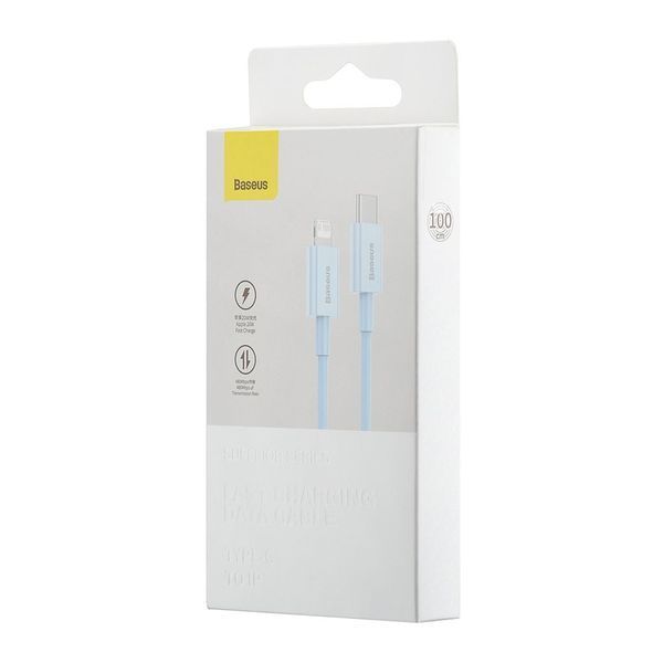 PD кабель Baseus Superior Series Fast Charging Data Cable Type-C to iP PD 20W 1m Blue CAYS001903 00000000955 фото