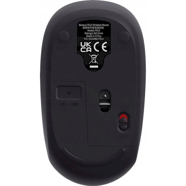 Комп'ютерна мишка Baseus F01B Tri-Mode Wireless Mouse Frosted Gray B01055503833-00 00000012391 фото