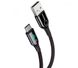 Кабель Baseus C-shaped Light Intelligent power-off Cable USB For Type-C 3A (CATCD) Black 00000000077 фото 3