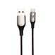 Кабель Baseus C-shaped Light Intelligent power-off Cable USB For Type-C 3A (CATCD) Black 00000000077 фото 1