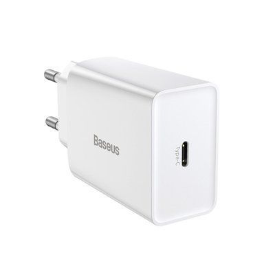 МЗП Baseus Speed Mini Quick Charger 1C 20W EU White CCFS-SN02 00000000757 фото