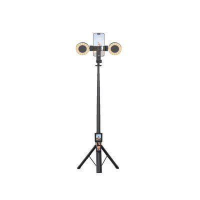 Монопод XO SS23 Smart Screen Projection Bluetooth Selfie Stick Чорний 00000000646 фото