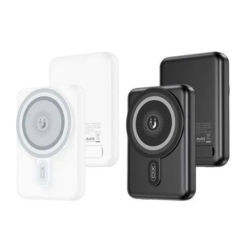 Зовнішній акумулятор (повербанк) XO PR264 Magnetic 15W + PD20W with a holder 10000mAh Білий 00000000263 фото